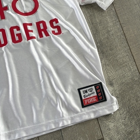 PINK Victoria's Secret Size Small Wisconsin Badgers hockey Jersey - Picture 4 of 7